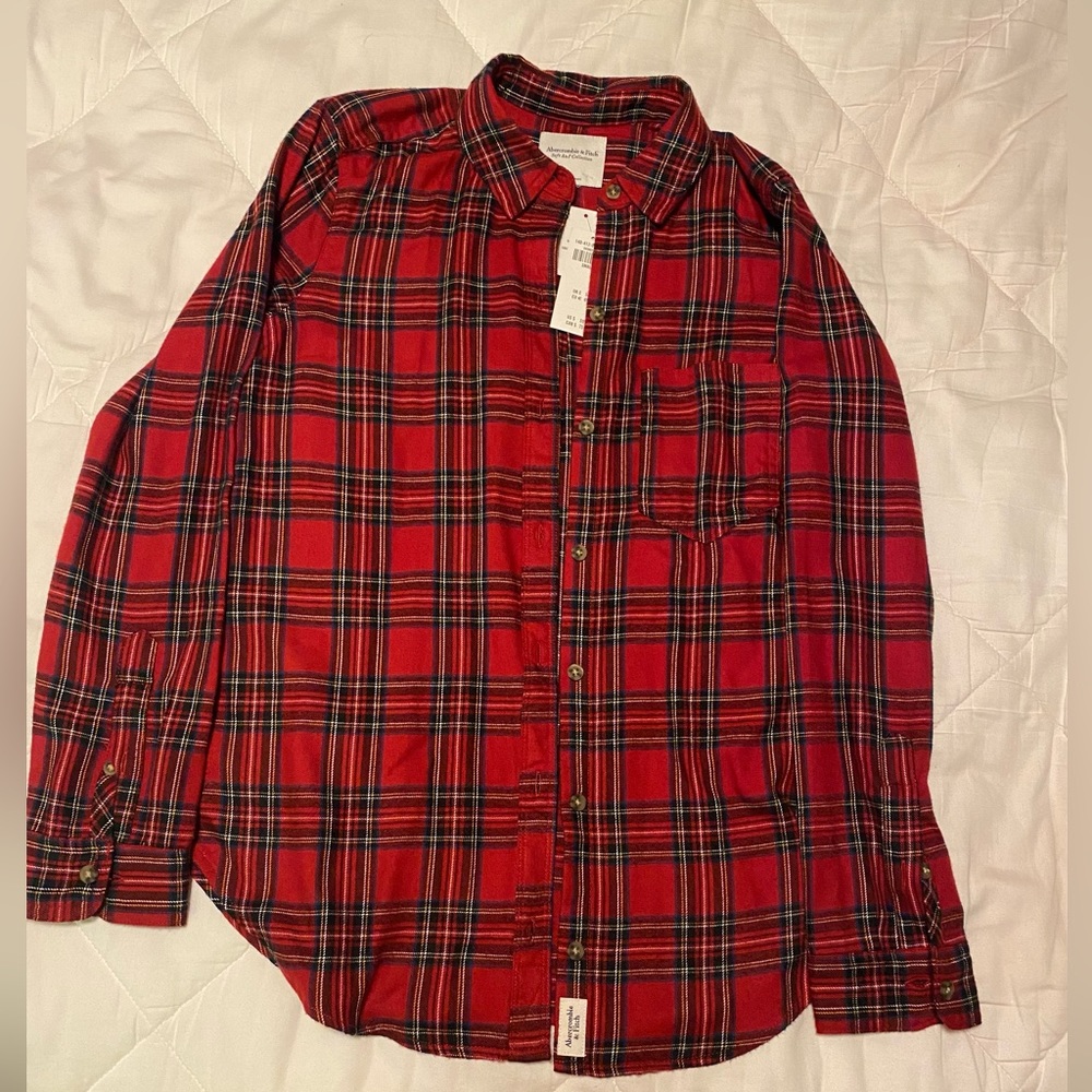 Abercrombie & Fitch soft A&F collection flannel Small